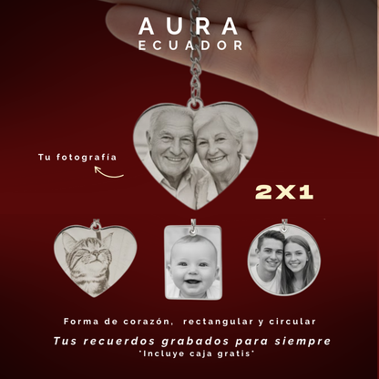 Promo 2x1 de llaveros personalizados